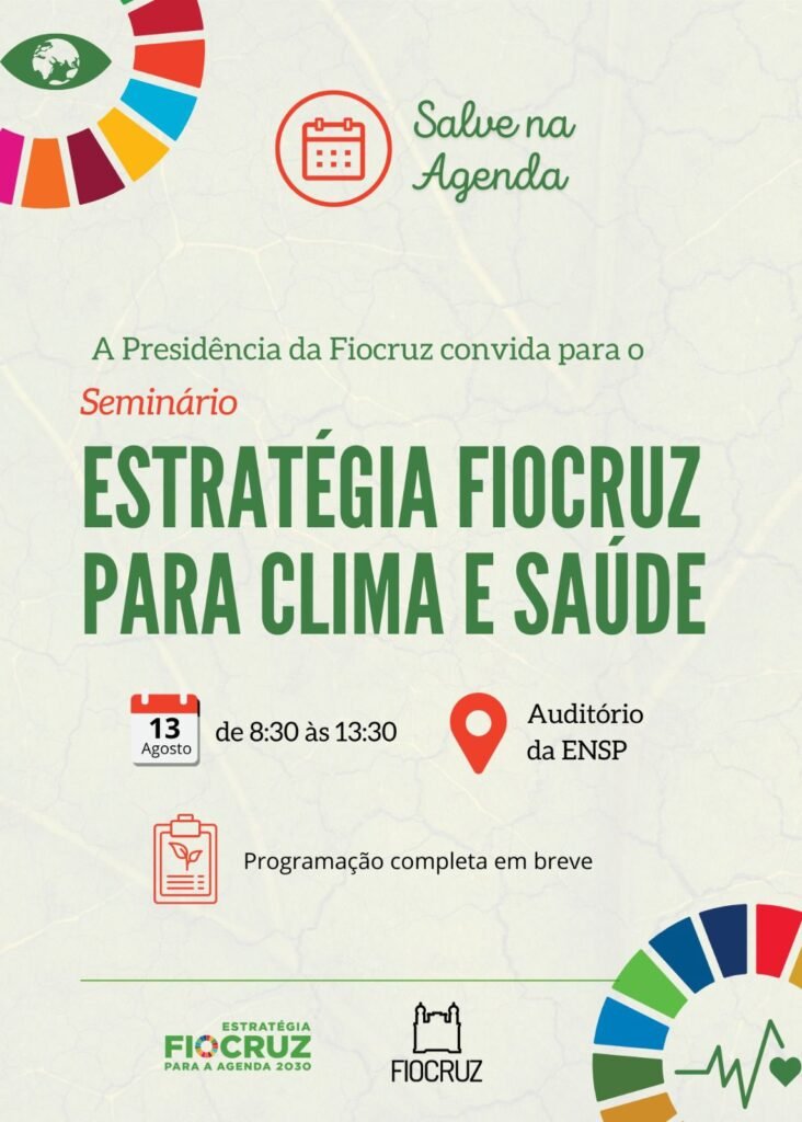 Seminário Estratégia Fiocruz para Clima e Saúde