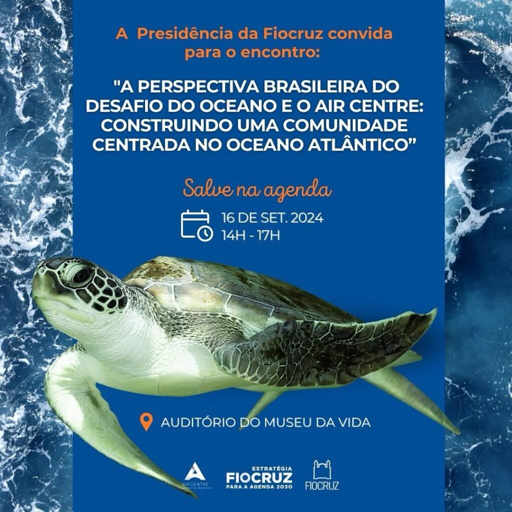 Encontro: A perspectiva brasileira do desafio do oceano e o AIR Centre: construindo uma comunidade orientada no Oceano Atlântico